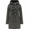 ICEBOUND 16310728 Dufflecoat Damen, Grau