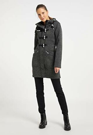 ICEBOUND 16310728 Dufflecoat Damen, Grau