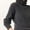 IRIS von ARNIM Elana Rollkragenpullover Damen, Grau