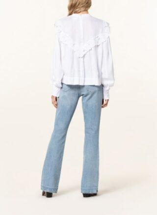 ISABEL MARANT ÉTOILE Elija Blusenshirt Damen, Weiß