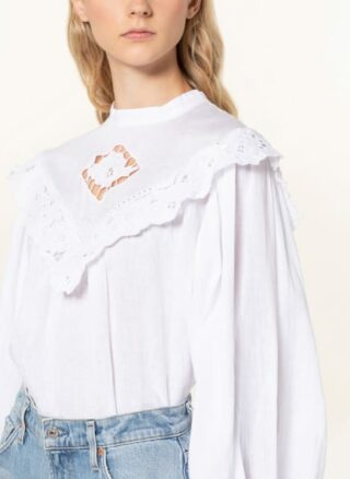 ISABEL MARANT ÉTOILE Elija Blusenshirt Damen, Weiß