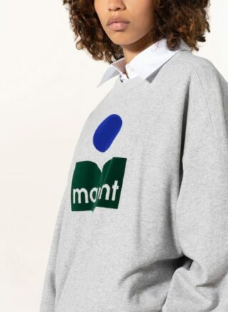 ISABEL MARANT ÉTOILE Mindy Oversized-Sweatshirt Damen, Grau