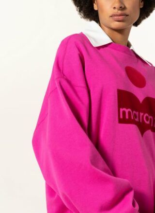 ISABEL MARANT ÉTOILE Mindy Oversized-Sweatshirt Damen, Pink