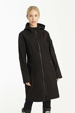 Ilse Jacobsen RAIN37L Regenmantel Damen, Schwarz