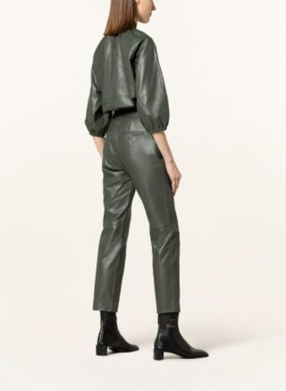 InWear Cadix Lederhose Damen, Grün