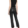 InWear Cedar 7/8-Lederhose Damen, Schwarz