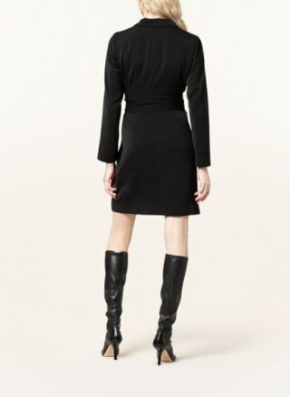 InWear Koxiw Wickelkleid Damen, Schwarz