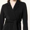 InWear Koxiw Wickelkleid Damen, Schwarz