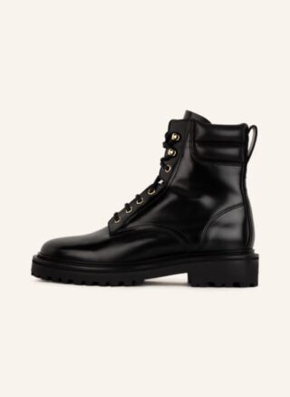 Isabel marant Campa Schnürboots Damen, Schwarz