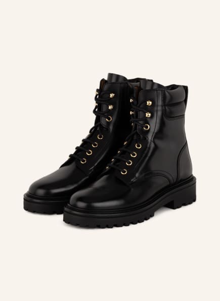 Isabel marant Campa Schnürboots Damen, Schwarz Isabel marant Campa Schnürboots Damen, Schwarz
