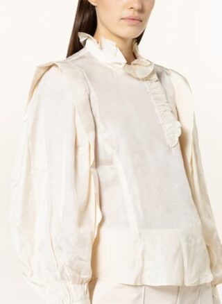 Isabel marant Chandra Seidenbluse Damen, Weiß
