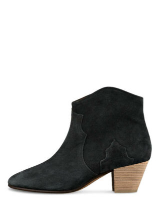 Isabel marant Dicker Cowboy Boots Damen, Schwarz