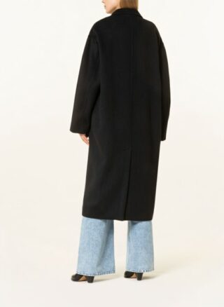 Isabel marant Efezia Wollmantel Damen, Schwarz