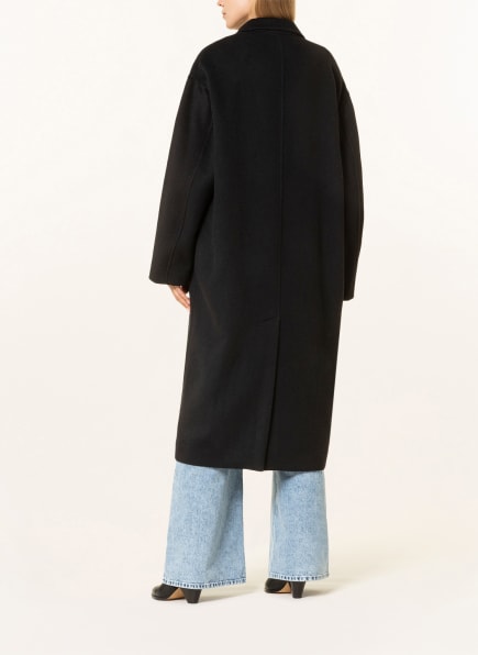 Isabel marant Efezia Wollmantel Damen, Schwarz Isabel marant Efezia Wollmantel Damen, Schwarz