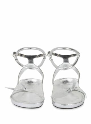 Isabel marant Efita Riemchensandalen Damen, Silber