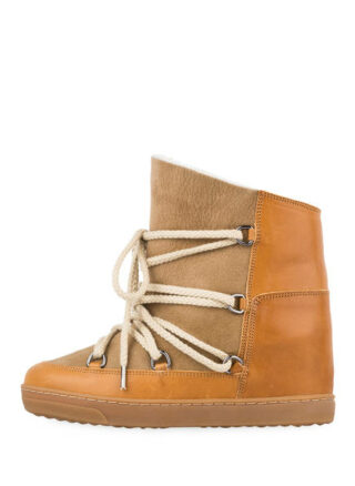 Isabel marant Nowles Schnürstiefeletten Damen, Braun