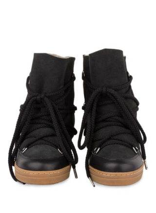 Isabel marant Nowles Schnürstiefeletten Damen, Schwarz