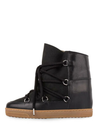 Isabel marant Nowles Schnürstiefeletten Damen, Schwarz