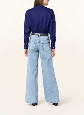 Isabel marant Tanalki Hemdbluse Damen, Blau