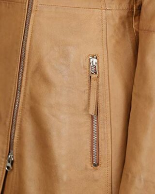 JCC Mpj-380 Ledermantel Damen, Braun