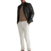 JOOP! JEANS Cleary Lederjacke Herren, Schwarz
