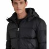 JOOP! JEANS Joshas Steppjacke Herren, Schwarz