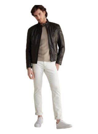 JOOP! JEANS Lima Lederjacke Herren, Braun
