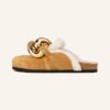 JW ANDERSON Chain Pantoletten Damen, Beige