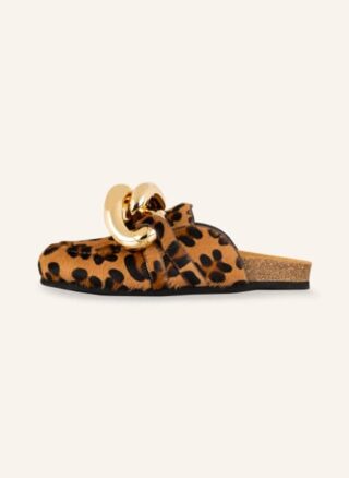 JW ANDERSON Chain Pantoletten Damen, Braun