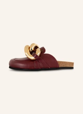 JW ANDERSON Chain Pantoletten Damen, Rot