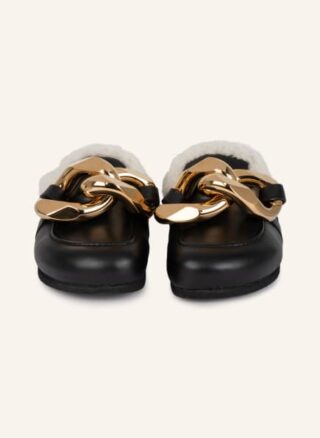 JW ANDERSON Chain Pantoletten Damen, Schwarz