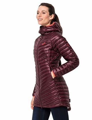 Jack Wolfskin Atmosphere Steppmantel Damen, Rot