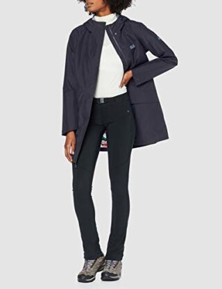 Jack Wolfskin Cape York Regenjacke Damen, Schwarz