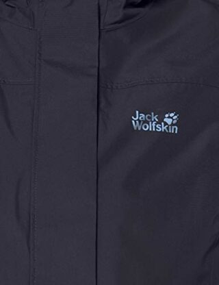 Jack Wolfskin Cape York Regenjacke Damen, Schwarz