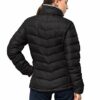 Jack Wolfskin Helium High Daunenjacke Damen, Schwarz