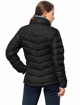 Jack Wolfskin Helium High Daunenjacke Damen, Schwarz