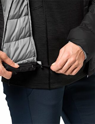 Jack Wolfskin Helium High Daunenjacke Damen, Schwarz