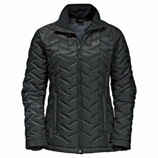 Jack Wolfskin Icy Creek Steppmantel Damen, Schwarz