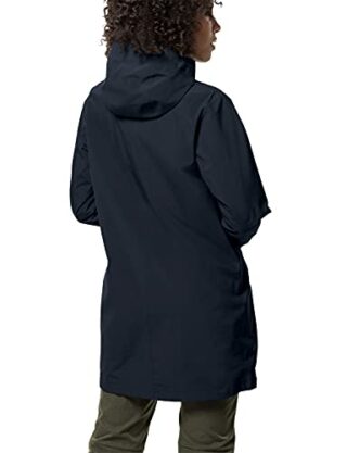 Jack Wolfskin JWP COAT Regenjacke Damen, Blau