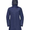 Jack Wolfskin Jwp Regenmantel Damen, Blau