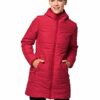 Jack Wolfskin Maryland Steppmantel Damen, Rot