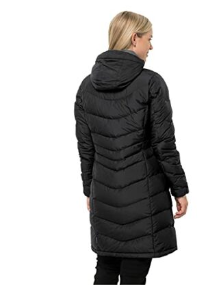 Jack Wolfskin Selenium Steppmantel Damen, Schwarz
