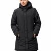 Jack Wolfskin Svalbard Coat Parka Damen, Schwarz