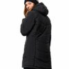 Jack Wolfskin Svalbard Coat Parka Damen, Schwarz