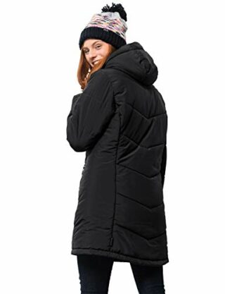 Jack Wolfskin Svalbard Coat Parka Damen, Schwarz