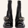 Jeffrey Campbell Britain Biker Boots Damen, Schwarz