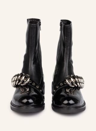 Jeffrey Campbell Britain Biker Boots Damen, Schwarz