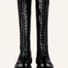 Jeffrey Campbell Diabol Stiefel Damen, Schwarz