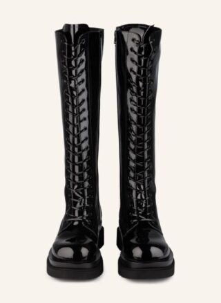 Jeffrey Campbell Diabol Stiefel Damen, Schwarz