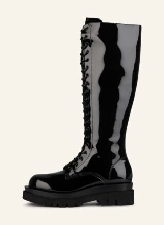 Jeffrey Campbell Diabol Stiefel Damen, Schwarz